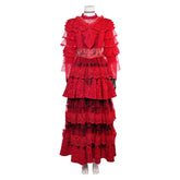 Lydia Deetz rot Kleid Beetlejuice Lydia Damen Brautkleid Cosplay Kostüm