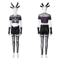 M-Rivals Magik schwarz Punk Kostüm Cosplay Outfits