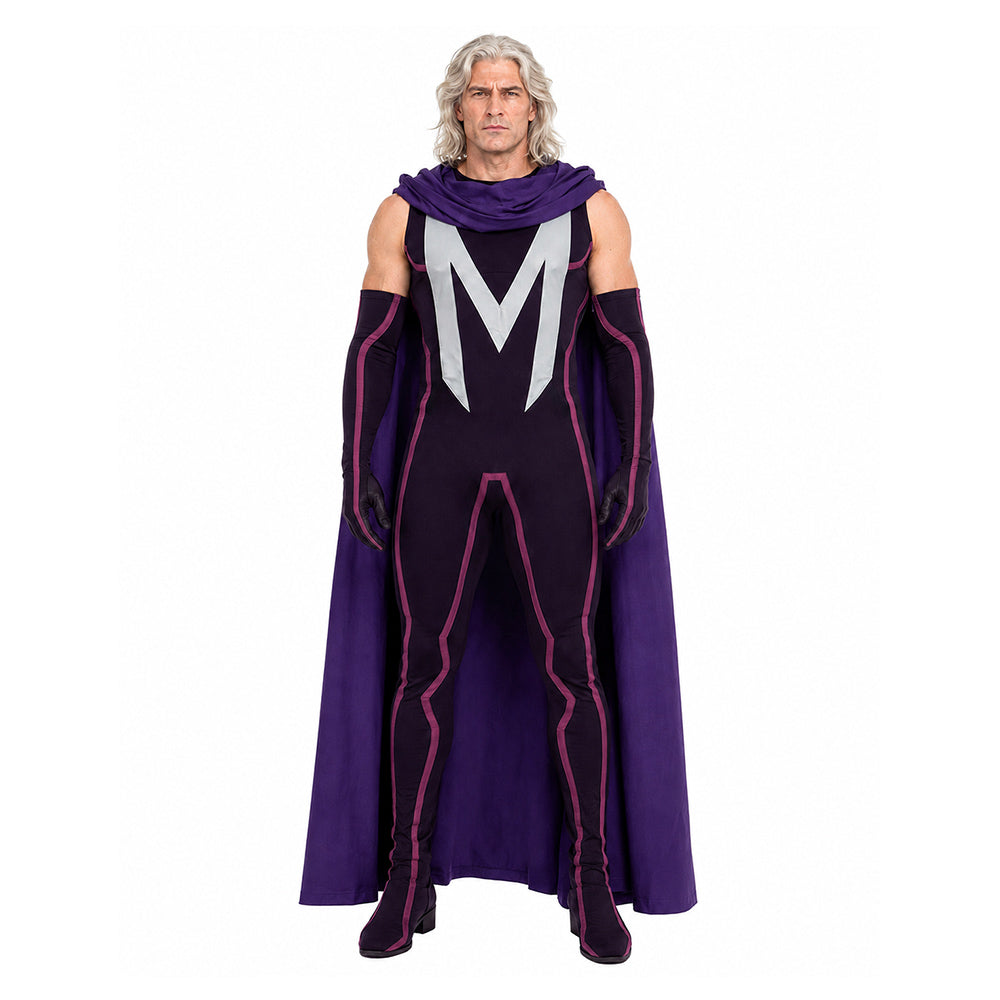 Magneto lila Kostüm Set X‑Men '97 Magneto Cosplay Outfit