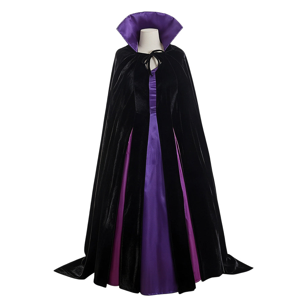 Maleficent lila Kostüm Set Dornröschen Sleeping Beauty Maleficent Cosplay Outfit
