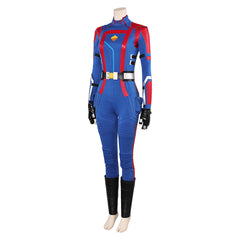 Mantis Kostüm Mantis blau Jumpsuit Cosplay Outfits