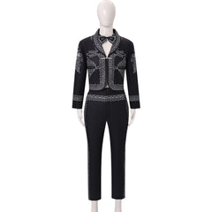 Mariachi Charro schwarz Kostüm Set Tag der Toten Kostüm Suit Cosplay Outfit