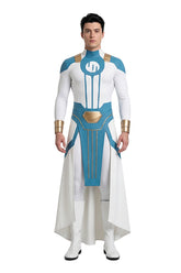 Mark Grayson weiß Jumpsuit Invincible Cosplay Outfit