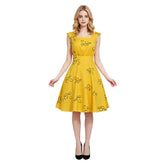 Mia Dolan gelb Kostüm Set La La Land Mia Dolan Cosplay Outfit
