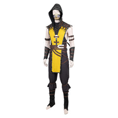 Mortal Kombat Scorpion gelb Outfits Cosplay Kostüm