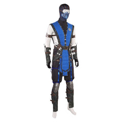 Mortal Kombat Sub-Zero blau Outfits Cosplay Kostüm