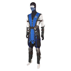 Mortal Kombat Sub-Zero blau Outfits Cosplay Kostüm