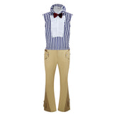 Mr. 3 gestreift Kostüm Set One PIECE Mr. 3 Cosplay Outfit