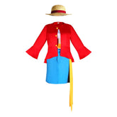 One Piece Monkey D. Luffy Crossplay Kleid Halloween Karneval Outfits