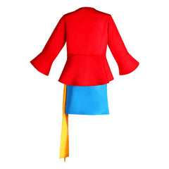 One Piece Monkey D. Luffy Crossplay Kleid Halloween Karneval Outfits