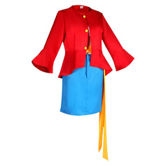 One Piece Monkey D. Luffy Crossplay Kleid Halloween Karneval Outfits