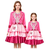 Pink Mädchen rosa Kostüm Set Descendants: Wicked Wonderland Pink Cosplay Outfit