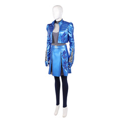 Princess Chloe Charming blau Kostüm Set Descendants: Wicked Wonderland Chloe Cosplay Outfit