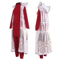 Princess Leia Organa rotes Cosplay Kostüm Halloween Karneval Outfits
