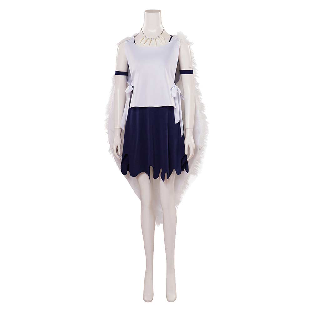 Princess Mononoke San weiß Kostüm Mononoke-hime Cosplay Outfits