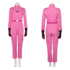 Prinzessin Peach rosa Jumpsuit Der Super Mario Galaxy Film Cosplay Kostüm