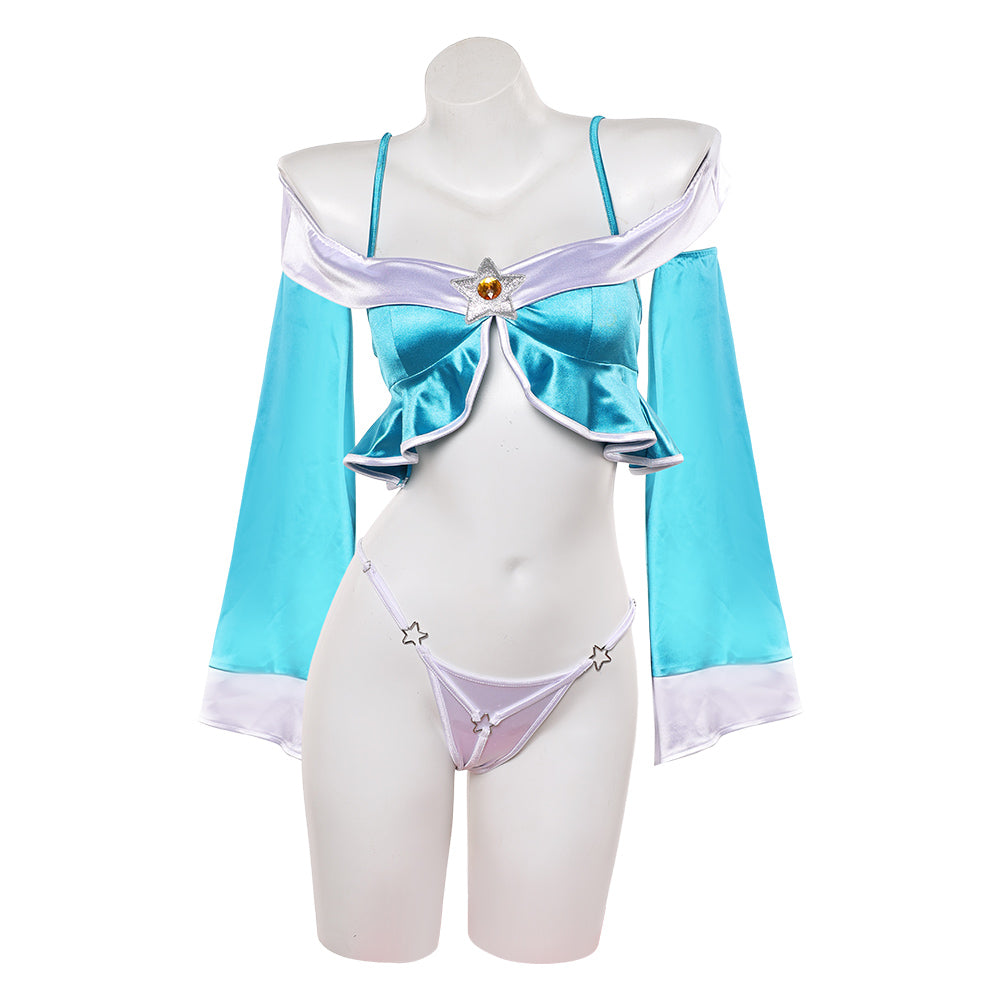 Prinzessin Rosalina sexy Kostüm Super Mario Rosalina Cosplay Outfit