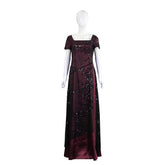 Titanic Rose Kleid Victorian Cosplay Kostüm Rot