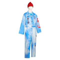 Red blau Kostüm Set für Kinder Jungen Descendants: Wicked Wonderland Red Cosplay Outfit