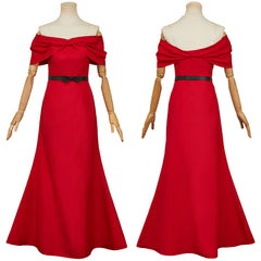 Reiko Hosho rot Kleid The Dinner Table Detective Reiko Cosplay Outfits