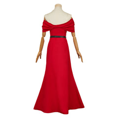 Reiko Hosho rot Kleid The Dinner Table Detective Reiko Cosplay Outfits