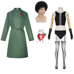 Frank-N-Furter Kostüm Set The Rocky Horror Picture Show Dr. Frank-N-Furter Cosplay Outfit