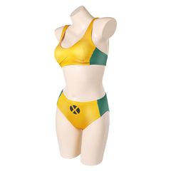 Rogue Badeanzug X-Men Rogue Damen 2tlg. Bademode Cosplay Outfits
