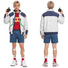 Roman Carax beige Kostüm Set Cyberpunk: Edgerunners 2 Roman Carax Cosplay Outfit