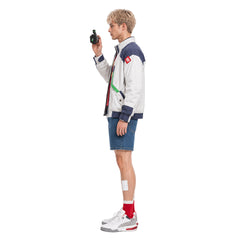 Roman Carax beige Kostüm Set Cyberpunk: Edgerunners 2 Roman Carax Cosplay Outfit