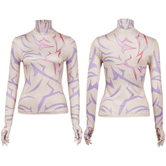 Rumi gedruckt Shirt KPOP Demon Hunters Rumi Cosplay Outfits