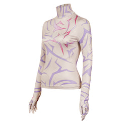 Rumi gedruckt Shirt KPOP Demon Hunters Rumi Cosplay Outfits