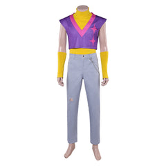 Saja Boys Mystery Saja lila Outfits Cosplay K-Pop: Demon Hunters Mystery Cosplay Kostüm