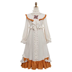 Sandrone beige Kostüm Set Genshin Impact Marionette Cosplay Outfit