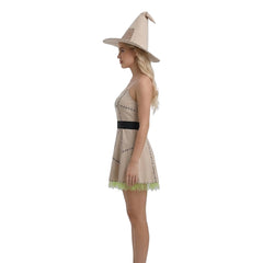 Scarecrow braun Kostüm Set Absolute‑Batman Scarecrow Cosplay Outfit