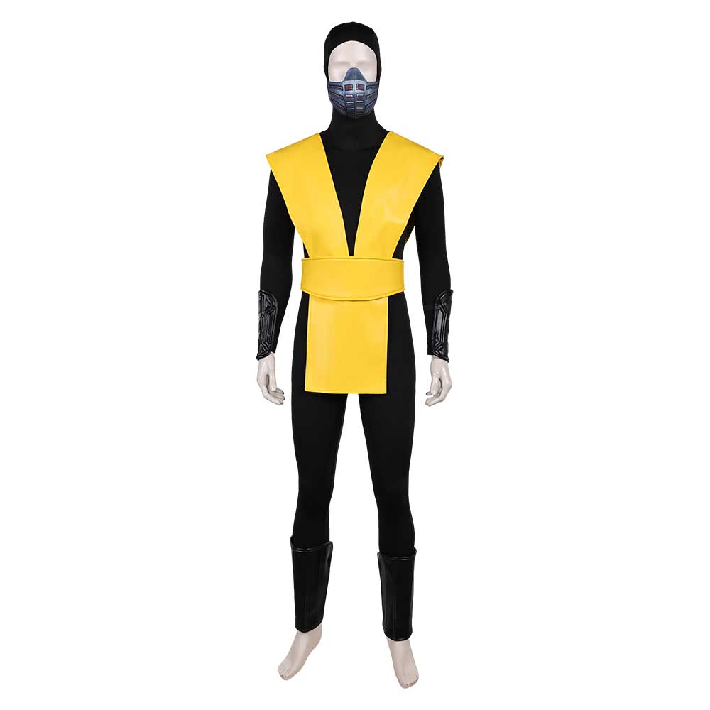 Scorpion Costume Set Mortal Kombat Scorpion Cosplay Outfits