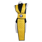 Scorpion gelb Kostüm Set Mortal Kombat Scorpion Cosplay Outfit