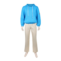 Shin Asakura blau Kostüm Sakamoto Days Shin Cosplay Outfit