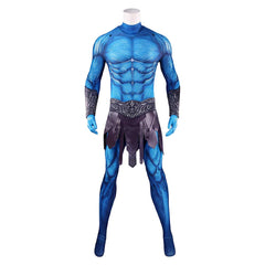 Skeletor blau Kostüm Set Masters of the Universe Skeletor Cosplay Outfit