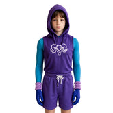 Skeletor Kinder lila Kostüm Set Masters of the Universe Skeletor Cosplay Outfit