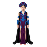 Skeletor Mädchen blau Kostüm Set Masters of the Universe Skeletor Cosplay Outfit Crossplay