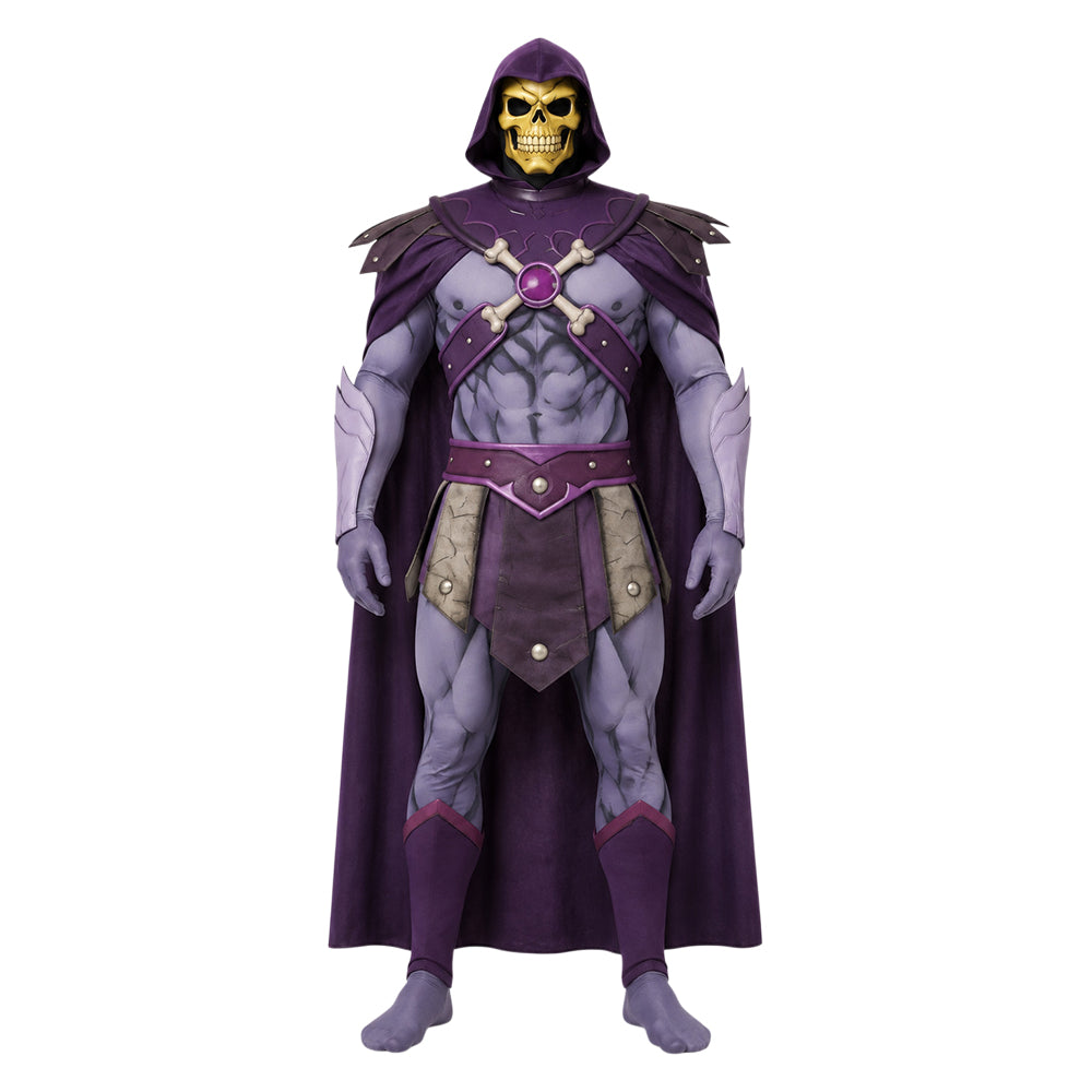 Skeletor lila Kostüm Set Masters of the Universe Skeletor Cosplay Outfit