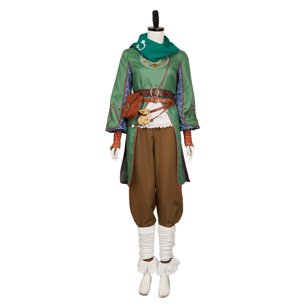 Split Fiction Zoe grün Kostüm Set Cosplay Outfits