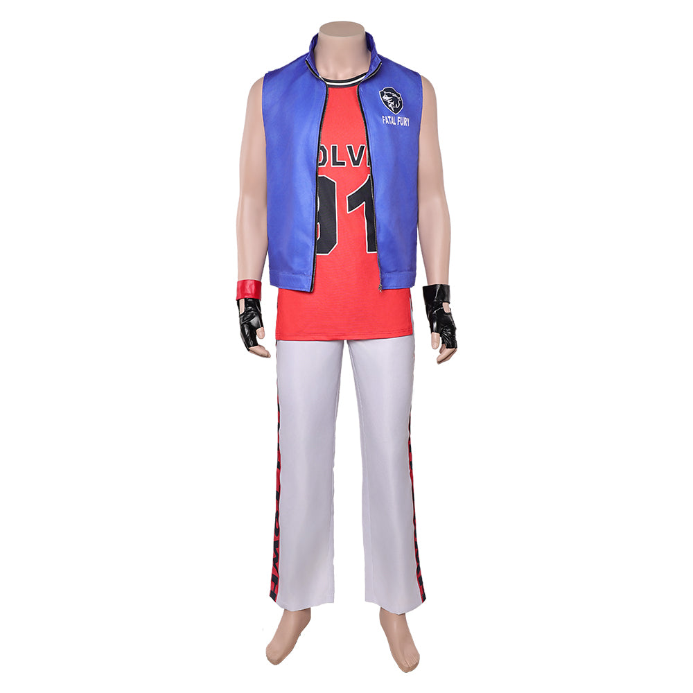Street Fighter Terry Bogard Outfits SNK The King of Fighters Cosplay Kostüm