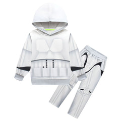 SW Kinder Imperial Stormtrooper Cosplay Hoodie 3D Druck Hooded Sweatshirt Pullover