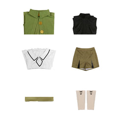 Sylphiette grün Kostüm Set Mushoku Tensei: Jobless Reincarnation Sylphiette Cosplay Outfit
