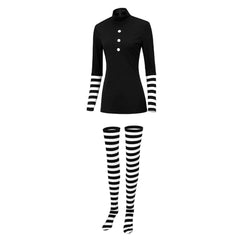The Puppet FNAF schwarz Kostüm Five Nights at Freddy‘s Marionette Cosplay Outfit