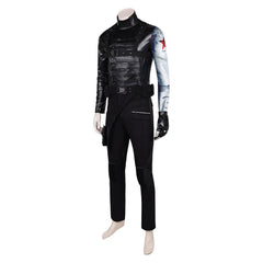 Thunderbolts Winnersolder schwarz Kostüm Set Bucky Bames Cosplay Outfits