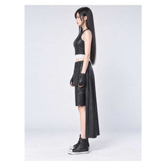 Tifa Lockhart schwarz Kostüm Set Final Fantasy VII Tifa Lockhart Cosplay Outfit
