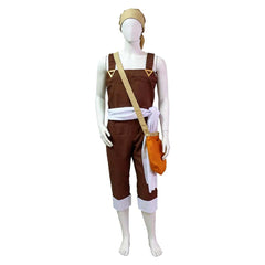 Usopp rot Kostüm One Piece God Lysop Cosplay Outfit
