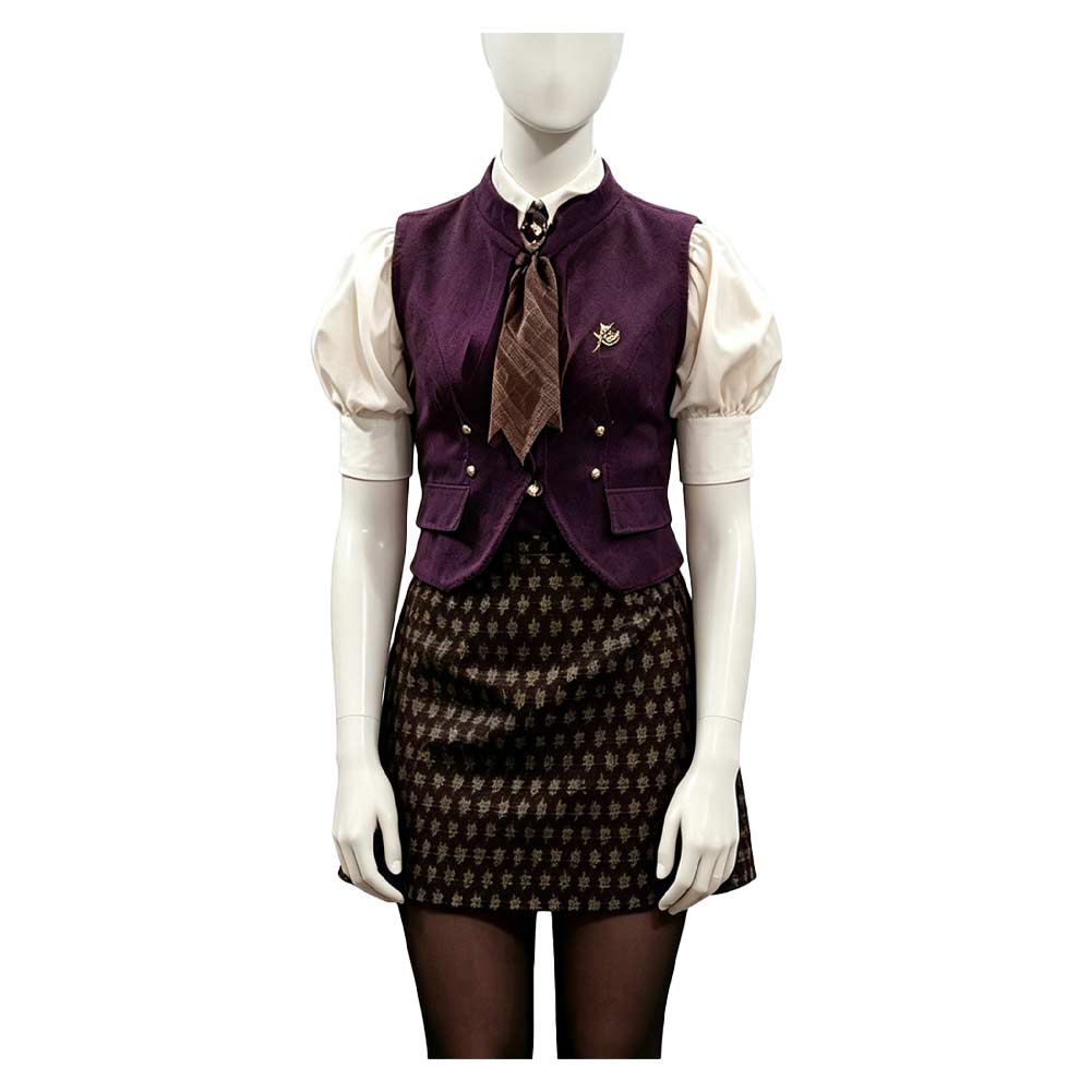 Vampirina lila Kostüm Set Vampirina Hauntley Vee Cosplay Outfit